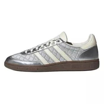 ADIDAS ORIGINAL Кроссовки Handball Spezial Silver Metallic Cream White Gum Women's