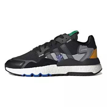 ADIDAS ORIGINAL Кроссовки Nite Jogger 'Black Grey Orange Green'