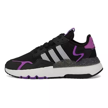 ADIDAS ORIGINAL Кроссовки Nite Jogger 'Black Purple' Women's