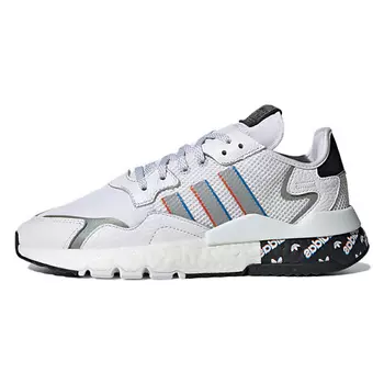 ADIDAS ORIGINAL Кроссовки Nite Jogger 'White Black Silver'