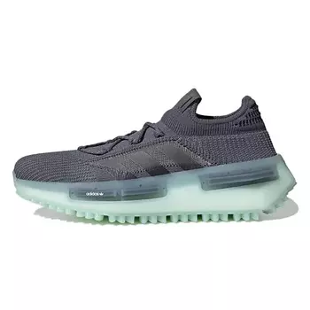 ADIDAS ORIGINAL Кроссовки Nmd S1 Grey Green Glow