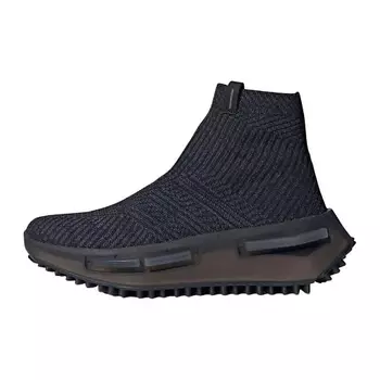 ADIDAS ORIGINAL Кроссовки NMD S1 Повседневная обувь Высокие кеды Черные Женские