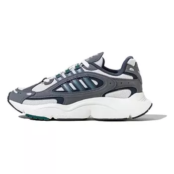 ADIDAS ORIGINAL Кроссовки Ozmillen Wear-Resistant Low-Top Chunky Sneakers Unisex Gray Green
