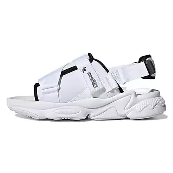 ADIDAS ORIGINAL Кроссовки Ozweego Sandal Minimalistic White Sandals 'White Black'