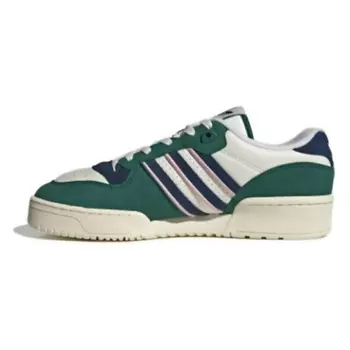 ADIDAS ORIGINAL Кроссовки Rivalry Anti-Slip Wear-Resistant Low-Top Skateboard Shoes Green White
