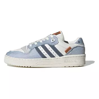 ADIDAS ORIGINAL Кроссовки Rivalry Low-Top Skateboard Shoes Unisex Blue Gray White