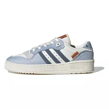 ADIDAS ORIGINAL Кроссовки Rivalry Low-Top Skateboard Shoes Unisex Blue Gray White