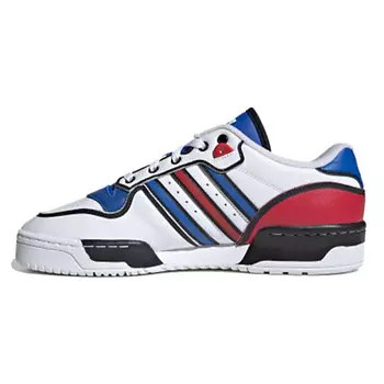 ADIDAS ORIGINAL Кроссовки Rivalry Low 'White Blue Scarlet'