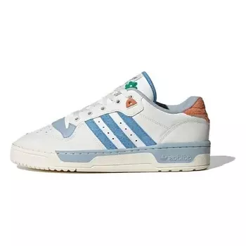 ADIDAS ORIGINAL Кроссовки Rivalry Low White Light Blue Women's
