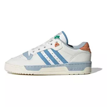 ADIDAS ORIGINAL Кроссовки Rivalry Low White Light Blue Women's