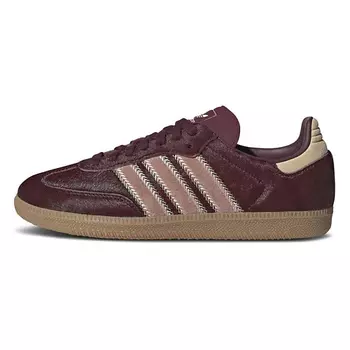 ADIDAS ORIGINAL Кроссовки Samba Og Maroon Sand Strata Pony Women's