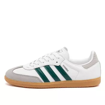 ADIDAS ORIGINAL Кроссовки Samba Og White Collegiate Green Gum Women's