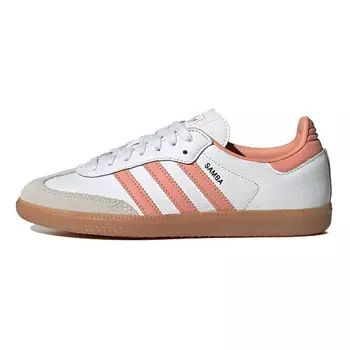 ADIDAS ORIGINAL Кроссовки Samba Og White Wonder Clay Gum Women's