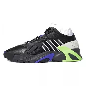ADIDAS ORIGINAL Кроссовки Streetball 'Black Green White'
