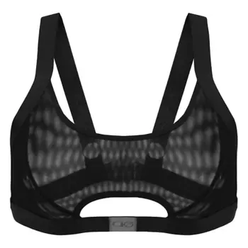 ADJ Бюстгалтер без косточек из сетки на регулируемых брителях