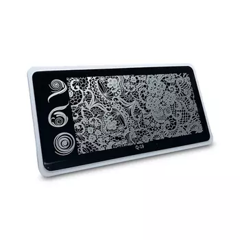 AEROPUFFING Пластина для стемпинга Stamping Plate Кружево
