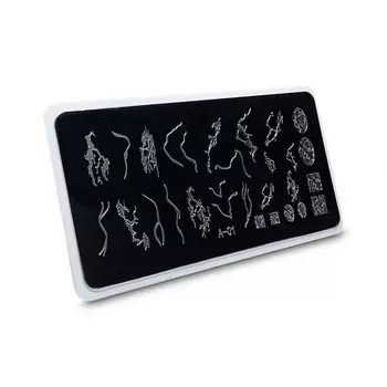 AEROPUFFING Пластина для стемпинга Stamping Plate Мрамор