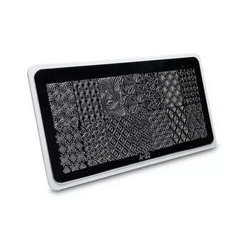 AEROPUFFING Пластина для стемпинга Stamping Plate Оптический принт