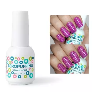 AEROPUFFING Светоотражающий гель-лак для ногтей