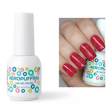 AEROPUFFING Светоотражающий гель-лак для ногтей
