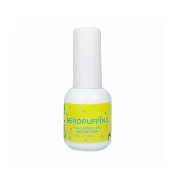 AEROPUFFING Верхнее покрытие без липкого слоя No Cleanse LED Gel Top Coat 8.0
