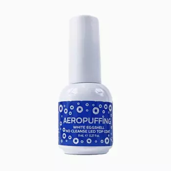 AEROPUFFING Верхнее покрытие White Eggshell No Cleanse LED Top Coat 8.0