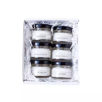 AESTHETE HOME Подарочный набор ароматических свечей "Цветочный" 150