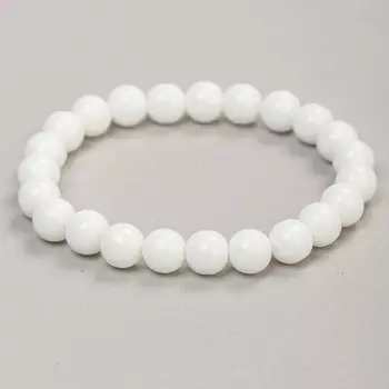 AGAT-ILONA Браслет белый агат