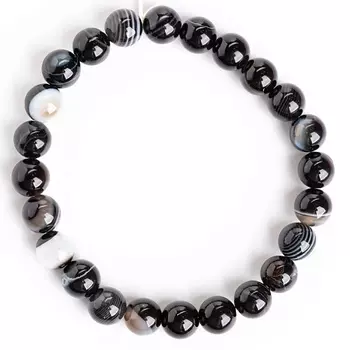 AGAT-ILONA Браслет из натурального агата 8 мм