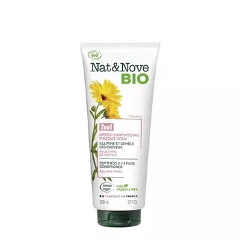 KERANOVE Маска-кондиционер 2 в 1 для всех типов волос Календула Nat & Nove Bio Mask Conditioner