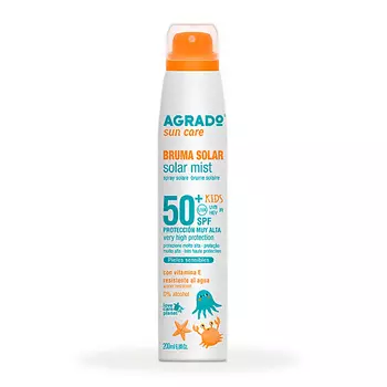 AGRADO Детский солнцезащитный мист SPF50+