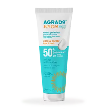 AGRADO Крем солнцезащитный для лица и области декольте SPF50+