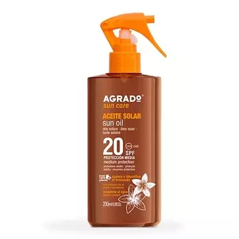 AGRADO Солнцезащитное масло для загара SPF20