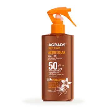 AGRADO Солнцезащитное масло для загара SPF50