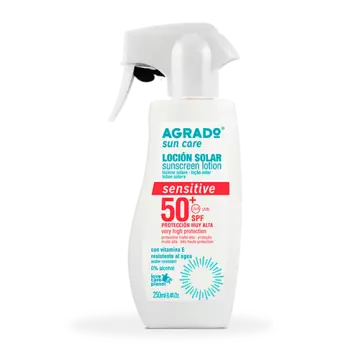 AGRADO Солнцезащитный лосьон для чувствительной кожи SPF50+