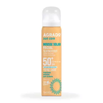 AGRADO Солнцезащитный мусс для лица SPF 50+