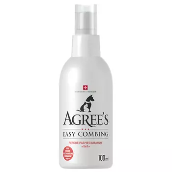 AGREE'S FOR PETS Спрей для животных Лёгкое расчёсывание "5в1" EASY COMBING, с коллагеном и эластином 100.0