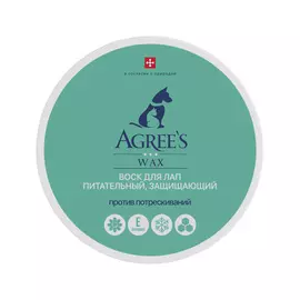 AGREE'S FOR PETS Защитный воск для лап от соли и реагентов WAX с экстрактом календулы 100.0