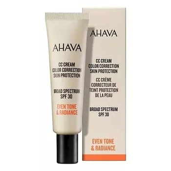 AHAVA Корректирующий крем Even Tone & Radiance CC Cream SPF 30