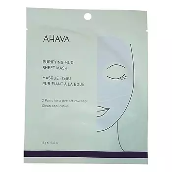 AHAVA Очищающая тканевая маска с грязью Мертвого моря Purifying Mud