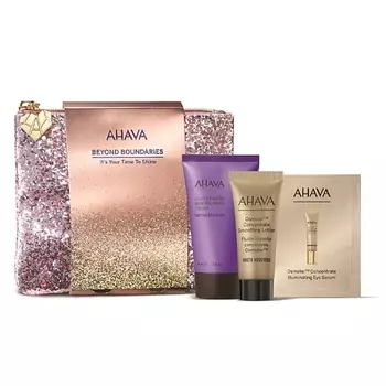 AHAVA Подарочный набор It’s your time to shine: крем для рук + лосьон для лица + крем для глаз