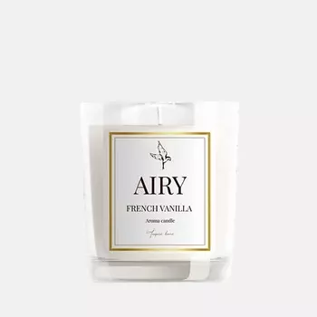 AIRYCANDLES Свеча ароматическая FRENCH VANILLA с деревянным фитилем 190.0