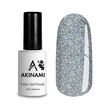 AKINAMI Лаковое покрытие Гель-лак с микро блестками Star Glow