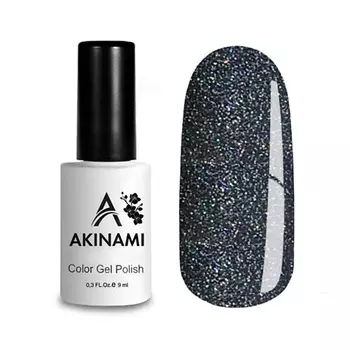 AKINAMI Лаковое покрытие Гель-лак с микро блестками Star Glow