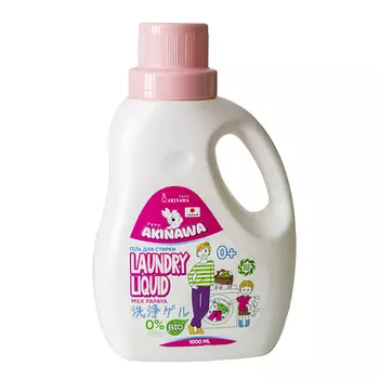 AKINAWA Гель для стирки ЭКО молочная папайя, 0+ 1000.0