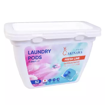 AKINAWA Капсулы для стирки антибактериальные Freshline 52.0