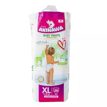 AKINAWA Подгузники трусики XL(12-20 кг) 38.0