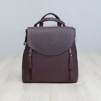 AKTORRIS Сумка-рюкзак женский кожаный для документов А4 белый