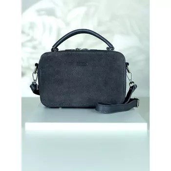 AKTORRIS Сумка женская через плечо, прямоугольная с натуральной замшей