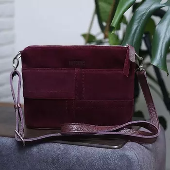 AKTORRIS Сумка женская замшевая кросс-боди через плечо